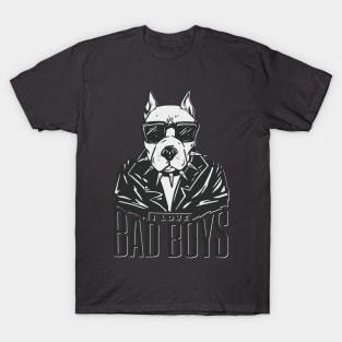 I love bad boys T-Shirt